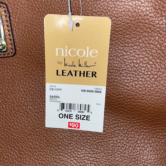 NWT Nicole Miller leather bag - Picture 7 of 7
